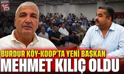 Burdur Köy-Koop’ta Yeni Başkan Mehmet Kılıç Oldu