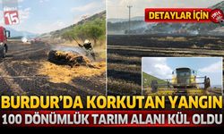 Burdur’da Arazi Yangını: Tarım Arazisi, Anız ve Ormanlık Alan Zarar Gördü