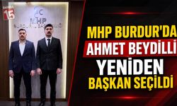 MHP Burdur’da Ahmet Beydilli Yeniden Başkan Seçildi