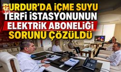 Burdur’da İçme Suyu Terfi İstasyonunun Elektrik Aboneliği Sorunu Çözüldü