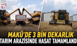 MAKÜ’de 3 Bin Dekarlık Tarım Arazisinde Hasat Tamamlandı