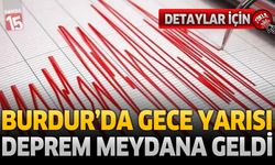 Burdur’da Gece Yarısı Deprem Meydana Geldi