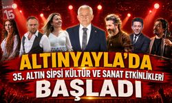 Altınyayla’da 35. Altın Sipsi Kültür ve Sanat Etkinlikleri Başladı