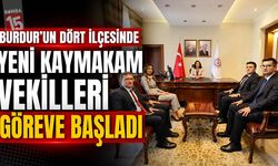 Burdur’un Dört İlçesinde Yeni Kaymakam Vekilleri Göreve Başladı