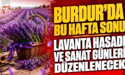 Burdur’da Bu Hafta Sonu Lavanta Hasadı ve Sanat Günleri Düzenlenecek