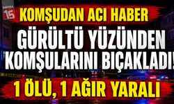 Komşudan Acı Haber: Gürültü Yüzünden Komşularını Bıçakladı! 1 Ölü, 1 Ağır Yaralı