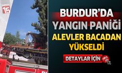 Burdur’da Lokanta Bacasında Yangın Paniği