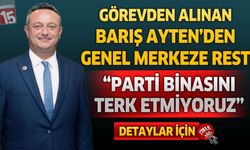 Barış Ayten’den Genel Merkeze Rest: “Parti Binasını Terk Etmiyoruz”