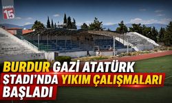 Burdur Gazi Atatürk Stadı’nda Yıkım Çalışmaları Başladı