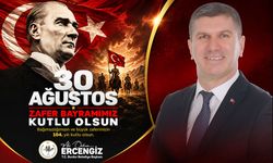 Burdur Belediye Başkanı Ali Orkun Ercengiz'den, 30 Ağustos Zafer Bayramı’nın 104. Yıl Dönümü mesajı