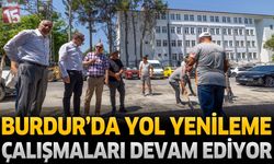 Burdur'da Yol Yenileme Çalışmaları Devam Ediyor