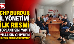 CHP Burdur İl Yönetimi İlk Resmi Toplantısını Gerçekleştirdi