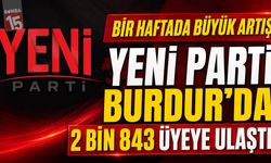 Burdur’da Yeni Parti’nin Üye Sayısı 2 Bin 843’e Ulaştı