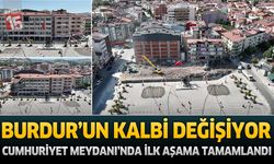 Burdur Cumhuriyet Meydanı’nda Dönüşüm Başladı: Eski Bina Yıkıldı
