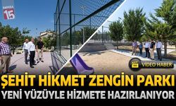 Şehit Hikmet Zengin Parkı Yeni Yüzüyle Hizmete Hazırlanıyor