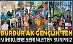 AK Parti Burdur İl Gençlik Kollarından Kur’an Kursu Öğrencilerine Serinleten Sürpriz