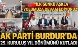 AK Parti Burdur’da 25. Kuruluş Yıl Dönümünü Kutladı: “İlk Günkü Aşkla Yolumuza Devam Ediyoruz”
