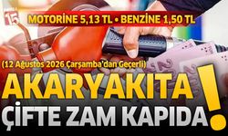 Akaryakıta Çifte Zam Kapıda! Motorine 5,13 TL, Benzine 1,50 TL Artış
