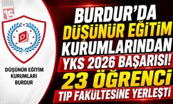 Burdur’da Düşünür Eğitim Kurumlarından YKS 2026 Başarısı! 23 Öğrenci Tıp Fakültesine Yerleşti