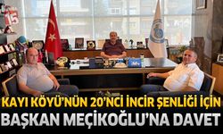 Kayı Köyü’nün 20’nci İncir Şenliği İçin Başkan Meçikoğlu’na Davet