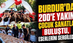 Burdur’da Yaz Sanat Kursları Dönem Sonu Sergisiyle Taçlandı