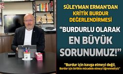 Süleyman Erman'dan Burdur üzerine bir değerlendirme