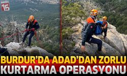 Burdur'da Afad'dan Zorlu Kurtarma Operasyonu 3 Gündür Mahsur Kalan 6 Hayvan Kurtarıldı