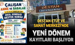 Destan Etüt ve Sanat Merkezi'nde yeni dönem kayıtları başlıyor