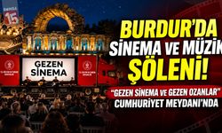 Burdur’da Sinema ve Müzik Şöleni! “Gezen Sinema ve Gezen Ozanlar” Cumhuriyet Meydanı’nda