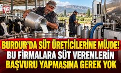 Burdur’da Süt Üreticilerine Başvuru Müjdesi! Bu Firmalara Süt Verenlerin Müdürlüğe Gitmesine Gerek Yok