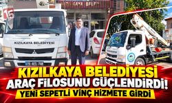 Kızılkaya Belediyesi Araç Filosunu Güçlendirdi! Yeni Sepetli Vinç Hizmete Girdi