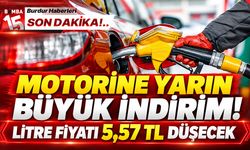 Motorine Yarın Büyük İndirim! Litre Fiyatı 5,57 TL Düşecek