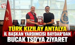 Türk Kızılay Antalya İl Başkan Yardımcısı Baydar'dan Bucak TSO'ya Ziyaret