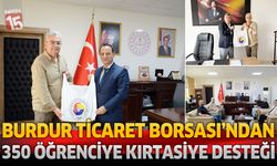 Burdur Ticaret Borsası’ndan 350 Öğrenciye Kırtasiye Desteği