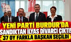 Yeni Parti Burdur’da Sandıktan İlyas Divarcı Çıktı! 37 Oy Farkla Başkan Seçildi