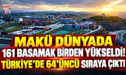 MAKÜ Dünyada 161 Basamak Birden Yükseldi! Türkiye’de 64’üncü Sıraya Çıktı