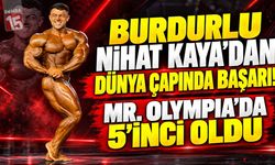 Burdurlu Nihat Kaya’dan Dünya Çapında Başarı! Mr. Olympia’da 5’inci Oldu