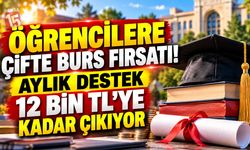 Öğrencilere Çifte Burs Fırsatı! Aylık Destek 12 Bin TL’ye Kadar Çıkıyor