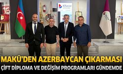 MAKÜ’den Azerbaycan’da Akademik İş Birliği Hamlesi