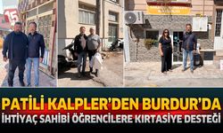 Patili Kalpler’den Burdur’da İhtiyaç Sahibi Öğrencilere Kırtasiye Desteği