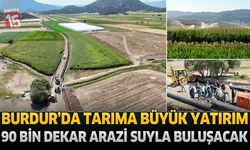 Burdur’da 90 Bin 100 Dekar Araziye Modern Sulama Hamlesi