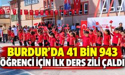 Burdur’da 41 Bin 943 Öğrenci İçin İlk Ders Zili Çaldı