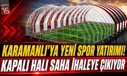 Burdur Karamanlı’ya Yeni Spor Yatırımı! Kapalı Halı Saha İhaleye Çıkıyor