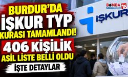 Burdur’da İŞKUR TYP Kurası Tamamlandı! 406 Kişilik Asil Liste Belli Oldu