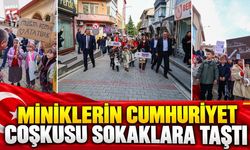 Nermin Hanım Kreş ve Gündüz Bakımevi ile Afet ve Fikret Şavklı Kreşi öğrencilerinden kortej yürüyüşü
