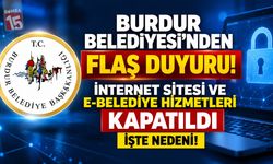 Burdur Belediyesi’nden Flaş Duyuru! İnternet Sitesi ve E-Belediye Hizmetleri Kapatıldı: İşte Nedeni!