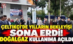 Çeltikçi’de Yılların Bekleyişi Sona Erdi! Doğalgaz Kullanıma Açıldı