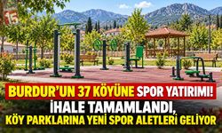 Burdur’un 37 Köyüne Spor Yatırımı! İhale Tamamlandı, Köy Parklarına Yeni Spor Aletleri Geliyor