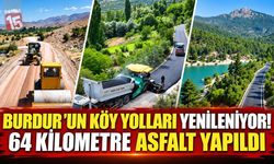Burdur’da Köy Yollarına 64 Kilometrelik Asfalt Hamlesi