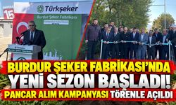 Burdur Şeker Fabrikası’nda Yeni Sezon Başladı! Pancar Alım Kampanyası Törenle Açıldı
